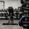 a group of weights in a gym