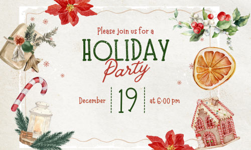 First Annual Holiday Party Cover Image