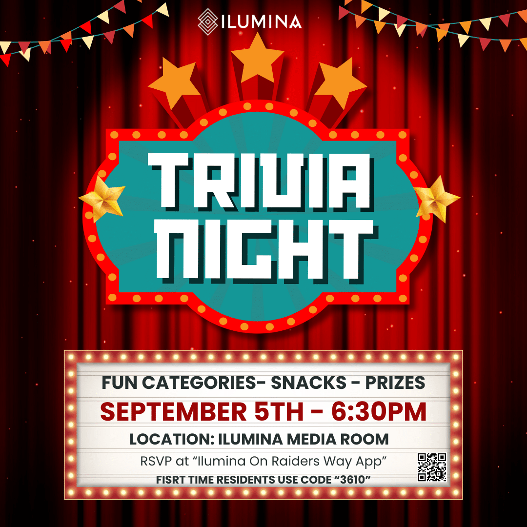 Trivia Night September 5th at 5:30pm